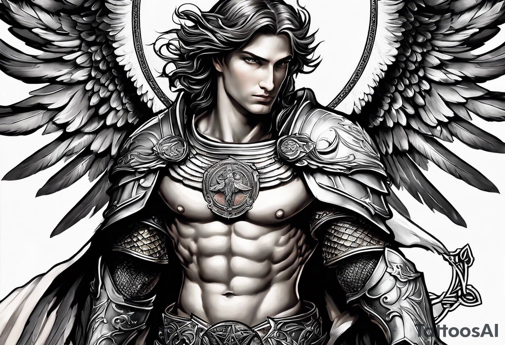Michael the Archangel tattoo idea