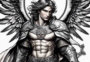 Michael the Archangel tattoo idea