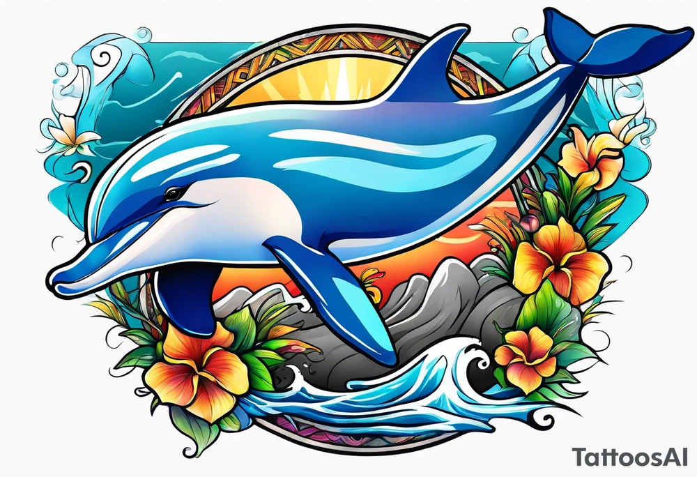 dolphin tattoo idea