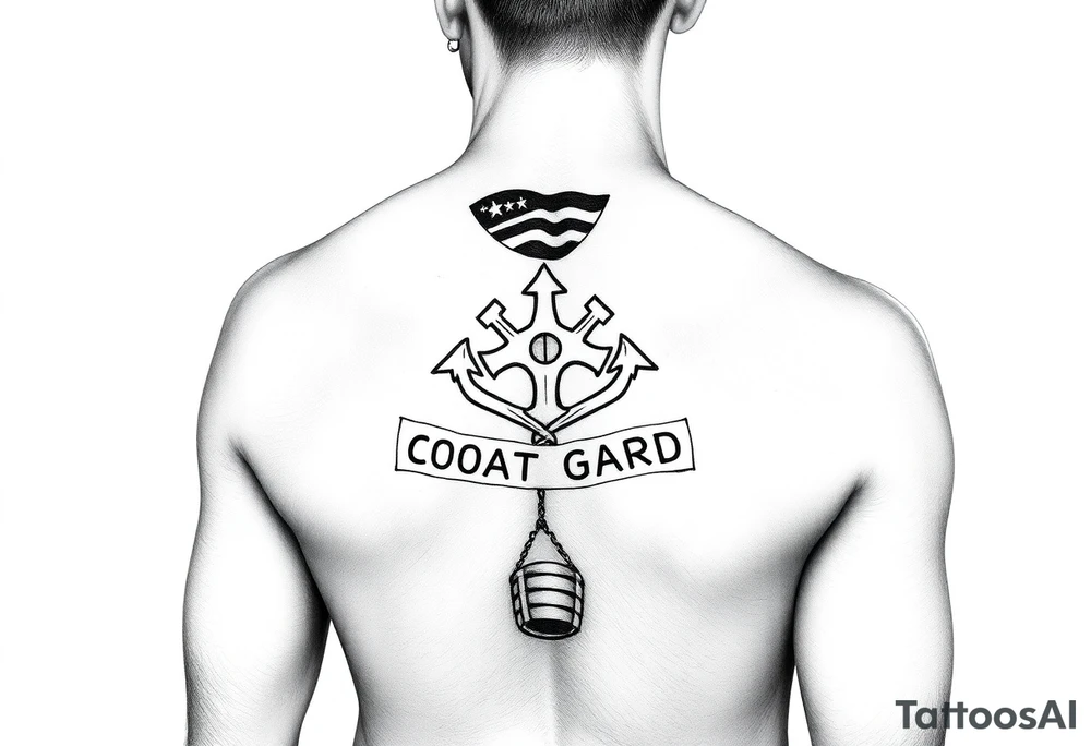 Female us coast guard officer tattoo idea