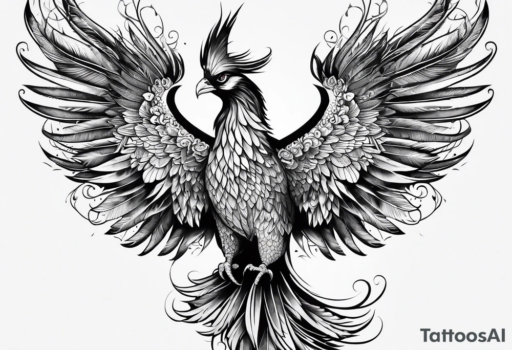 Phoenix tattoo idea