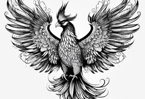Phoenix tattoo idea