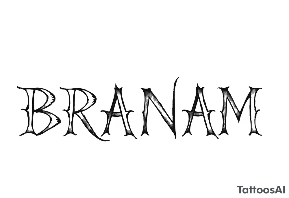 BRANAM tattoo idea