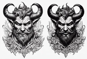 The devil tattoo idea