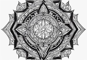Night symbol tattoo idea