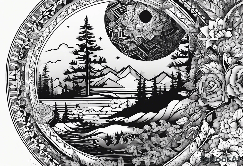 This hole you put me in, wasn’t deep enough, and i’m climbing up right now tattoo idea