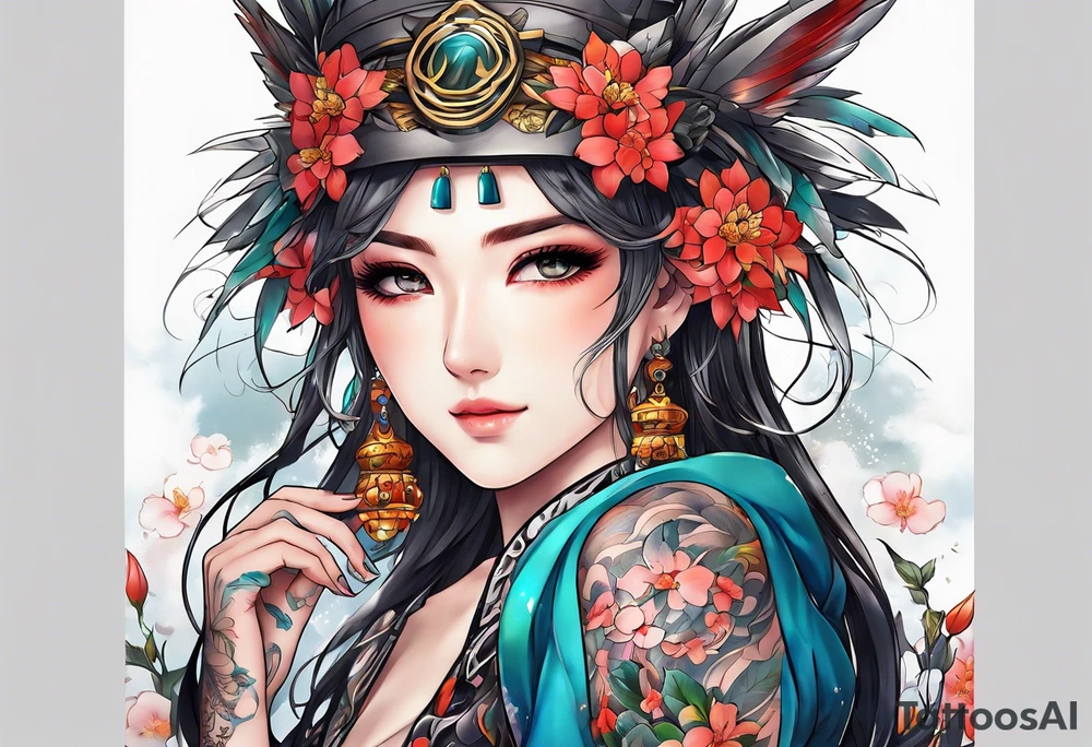 anime tattoo tattoo idea