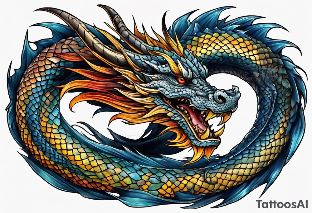 dragon tattoo idea