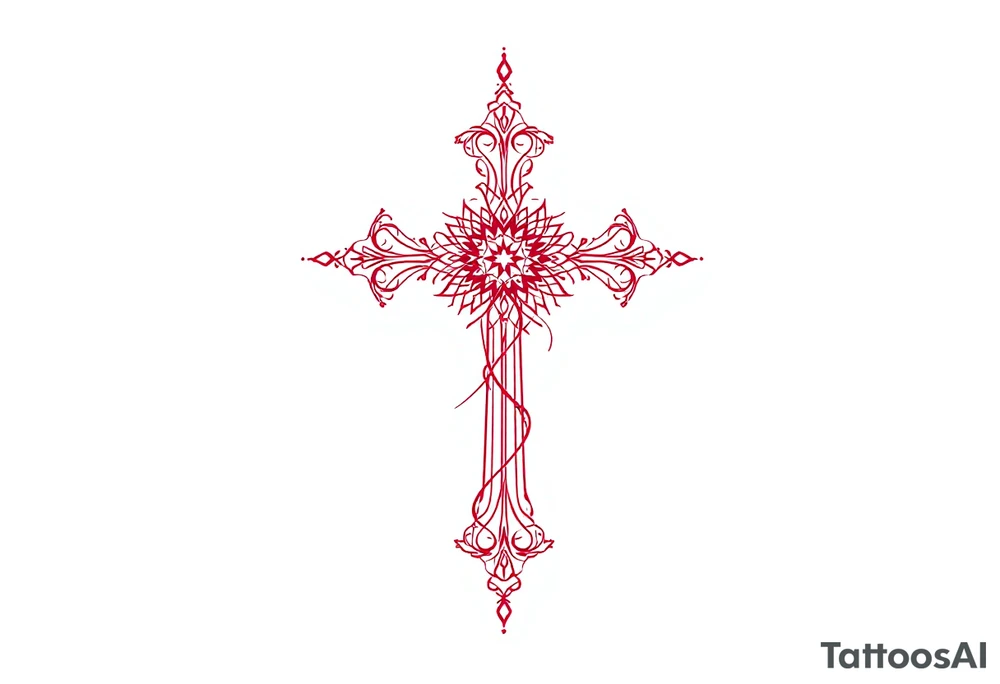 red cross tattoo idea