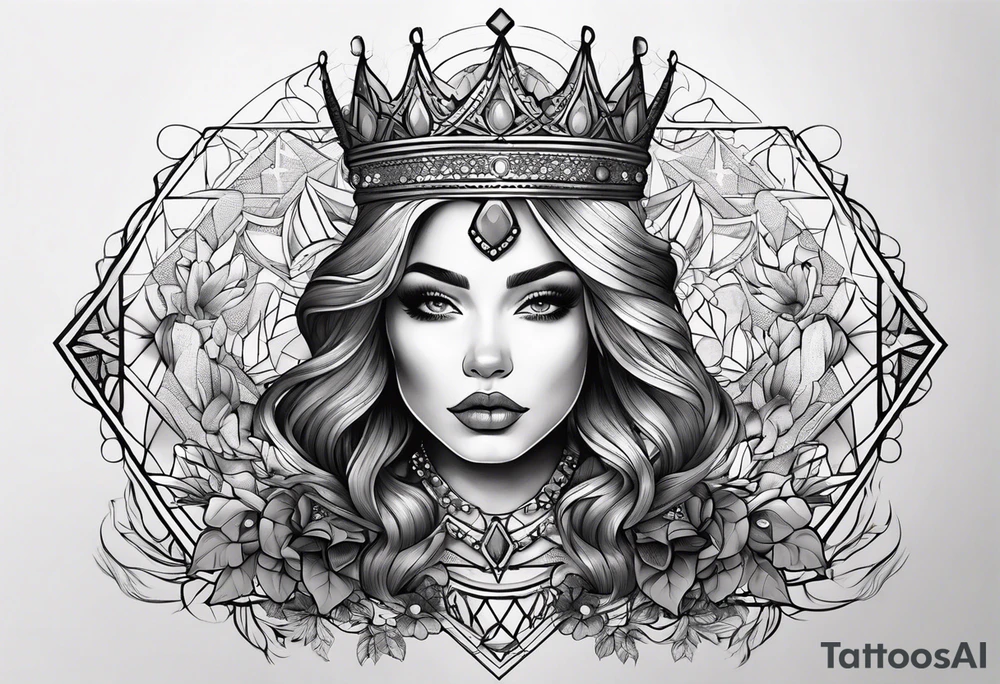 QUEEN OF SPADERS tattoo idea