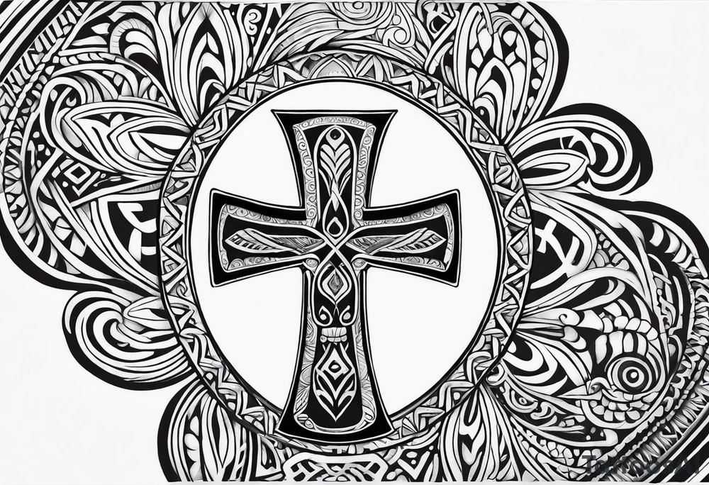 ankh, maori tattoo idea