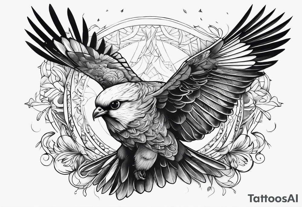 Colombe électricité tattoo idea
