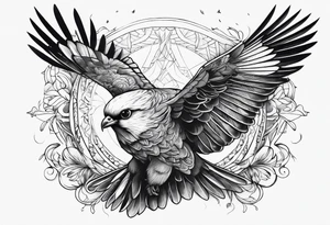 Colombe électricité tattoo idea