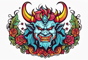 Satan tattoo idea