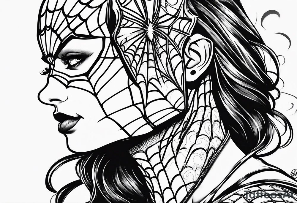 Spiderman tattoo idea