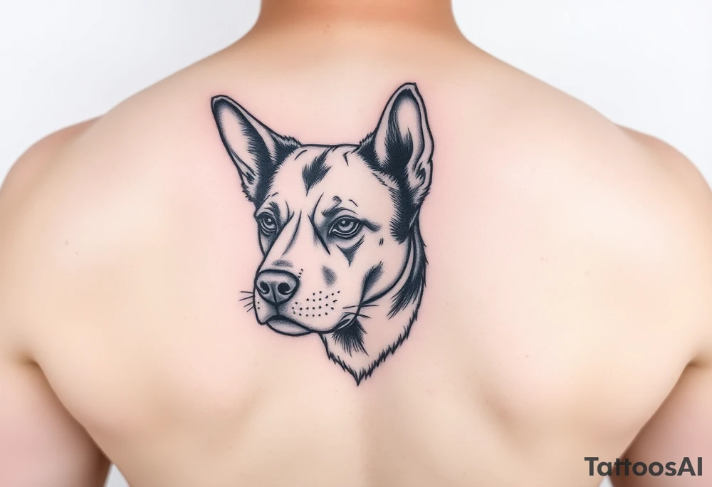 dog tattoo idea