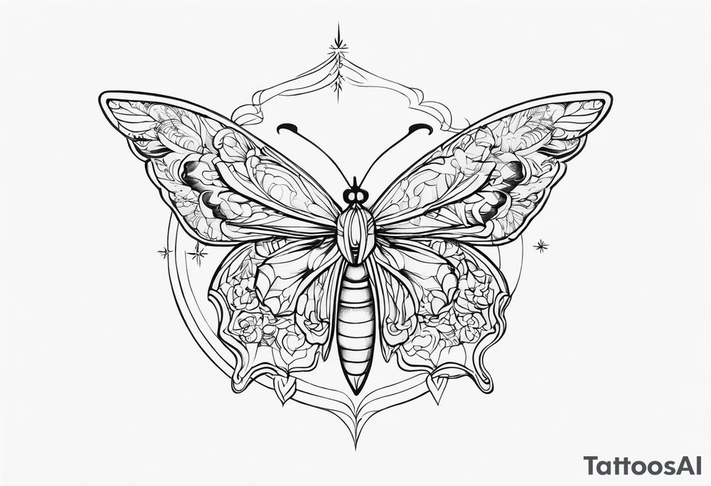 mały wąż z wystającym językiem tattoo idea