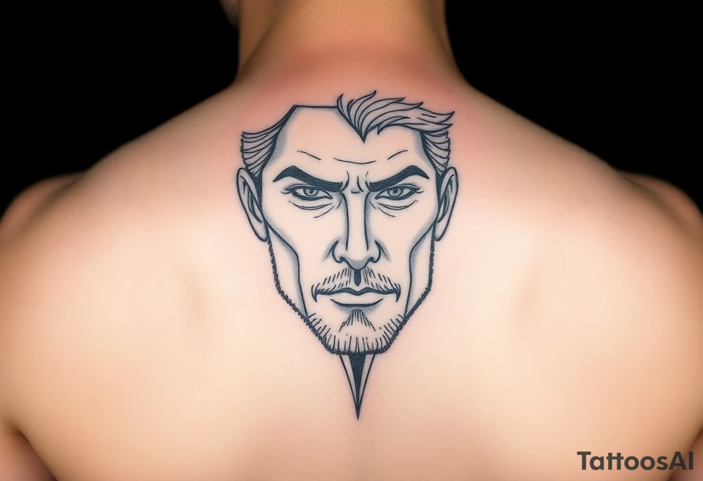 half face tattoo tattoo idea