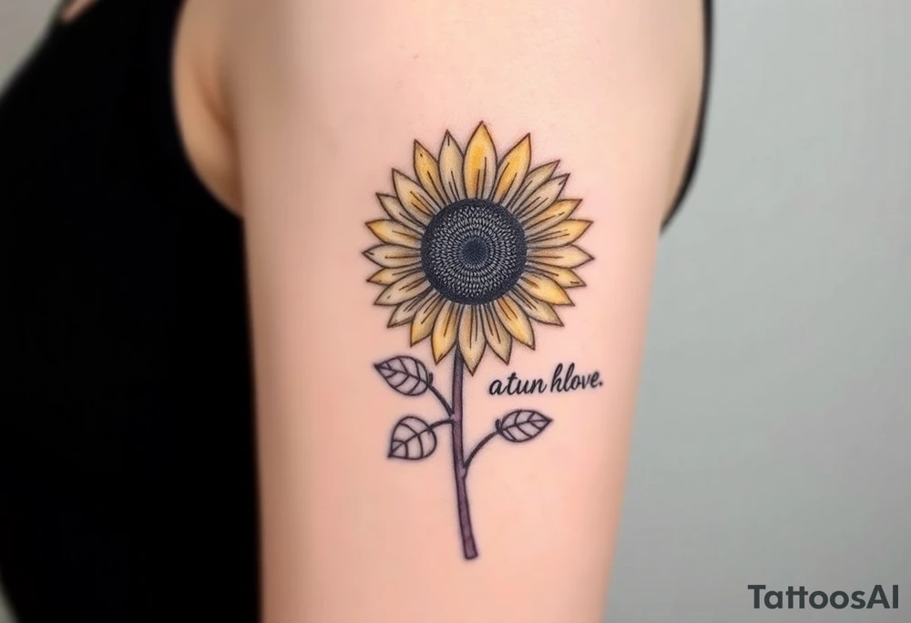 Quotes 
paint brush
Sunflower tattoo idea