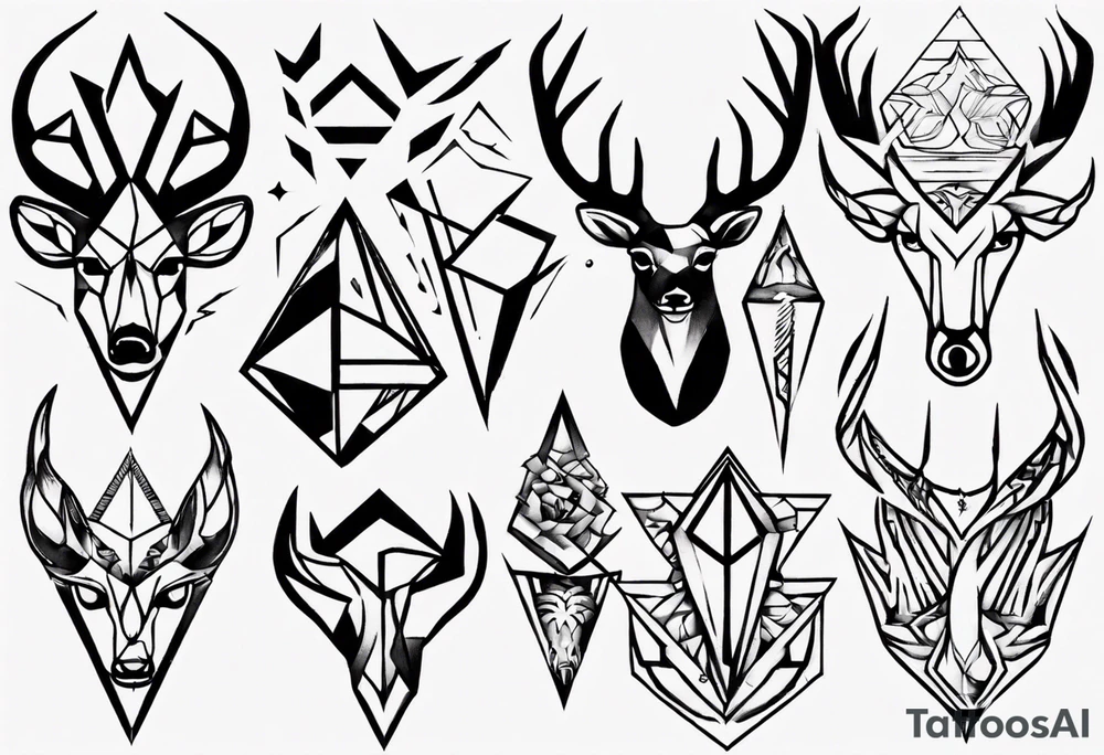 Hirsch tattoo idea