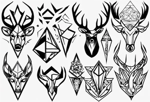 Hirsch tattoo idea