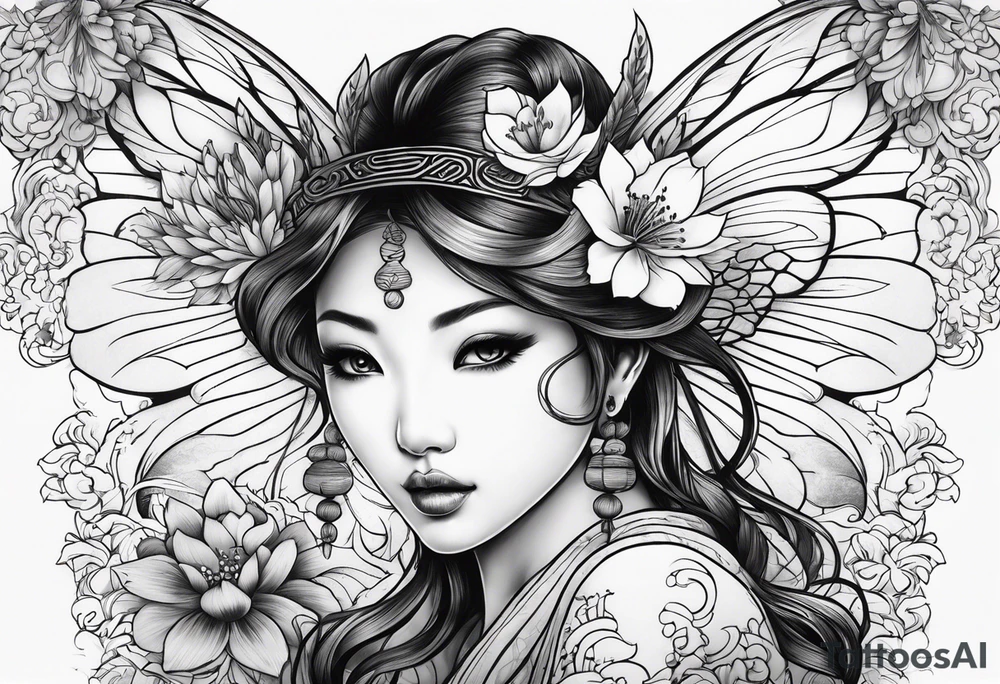 Fairy tattoo idea