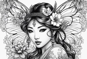 Fairy tattoo idea
