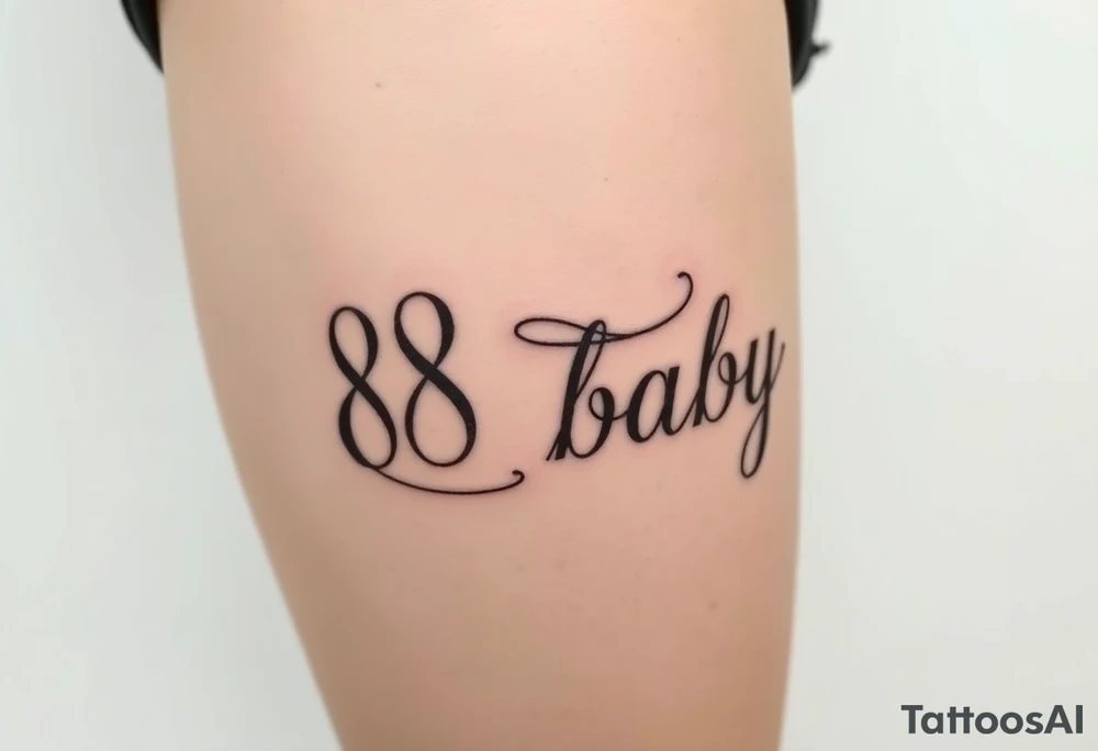 88
 baby tattoo idea