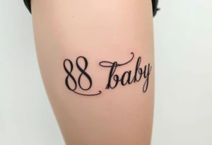 88
 baby tattoo idea
