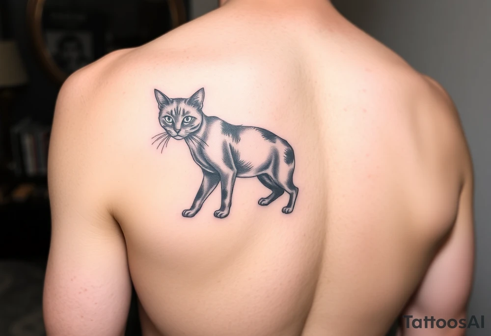 Black Cat tattoo idea