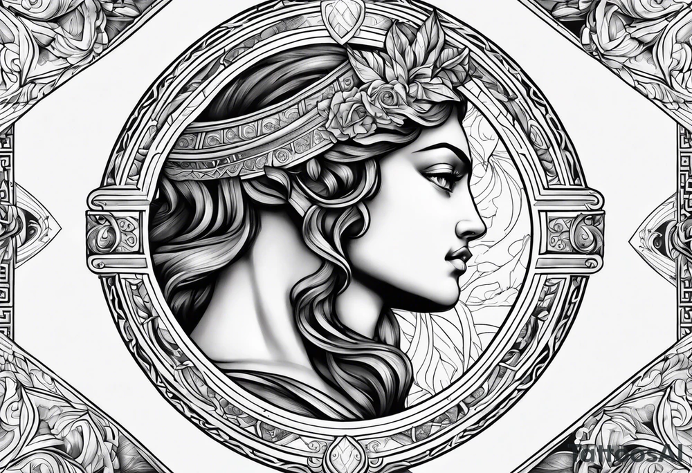 Greek mythology near death tattoo idea