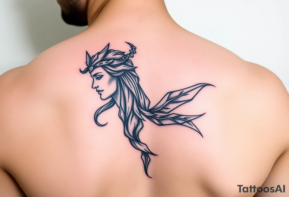 virgo male tattoo idea