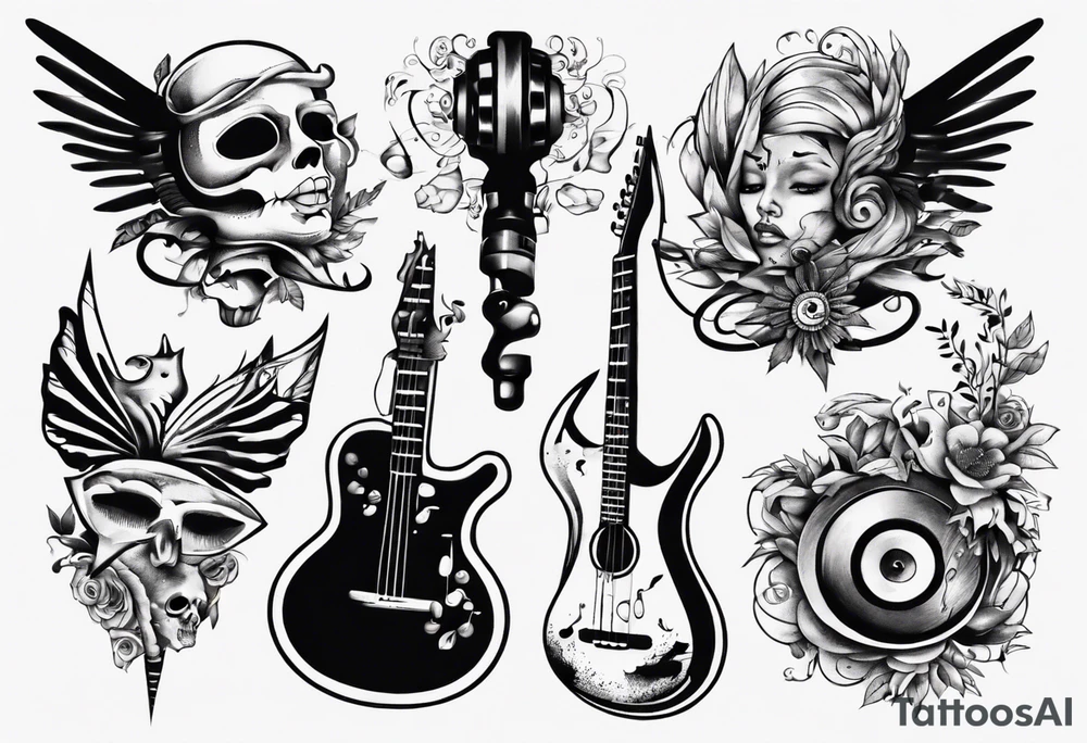 music tattoo idea