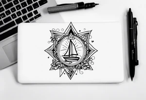 Suicidal laptop tattoo idea