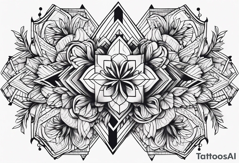 LINE AROUND SHOULDERS tattoo idea