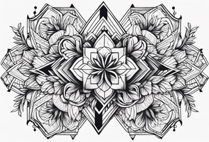 LINE AROUND SHOULDERS tattoo idea