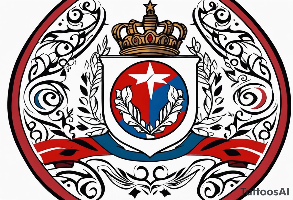 the old Cuban crest tattoo idea