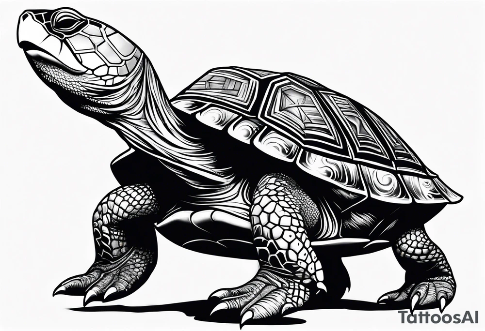 Samoan turtle tattoo idea