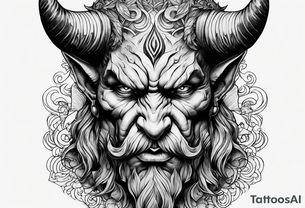 The devil tattoo idea