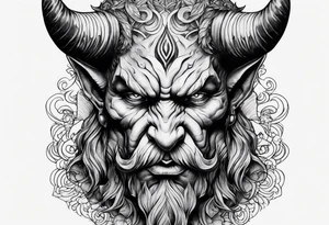 The devil tattoo idea