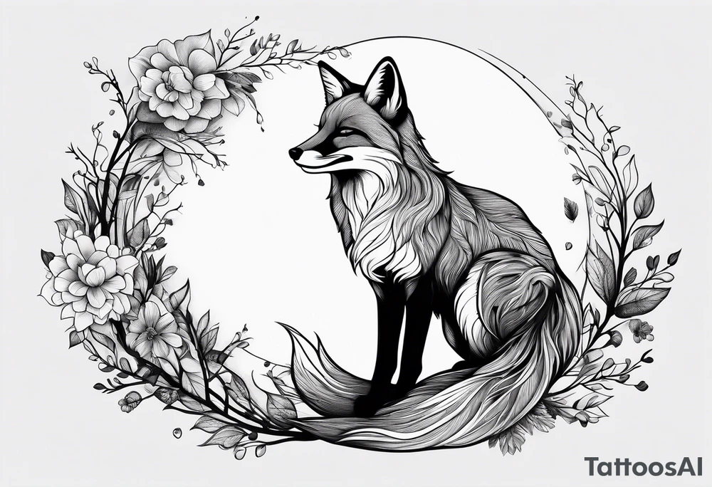 Fox landing tattoo idea