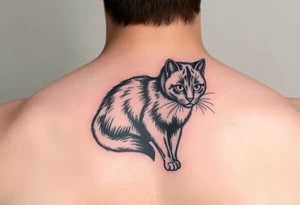 Black Cat tattoo idea