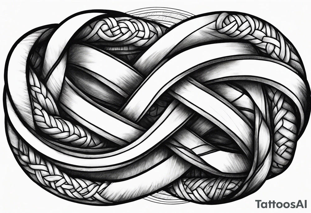 Reef knot tattoo idea
