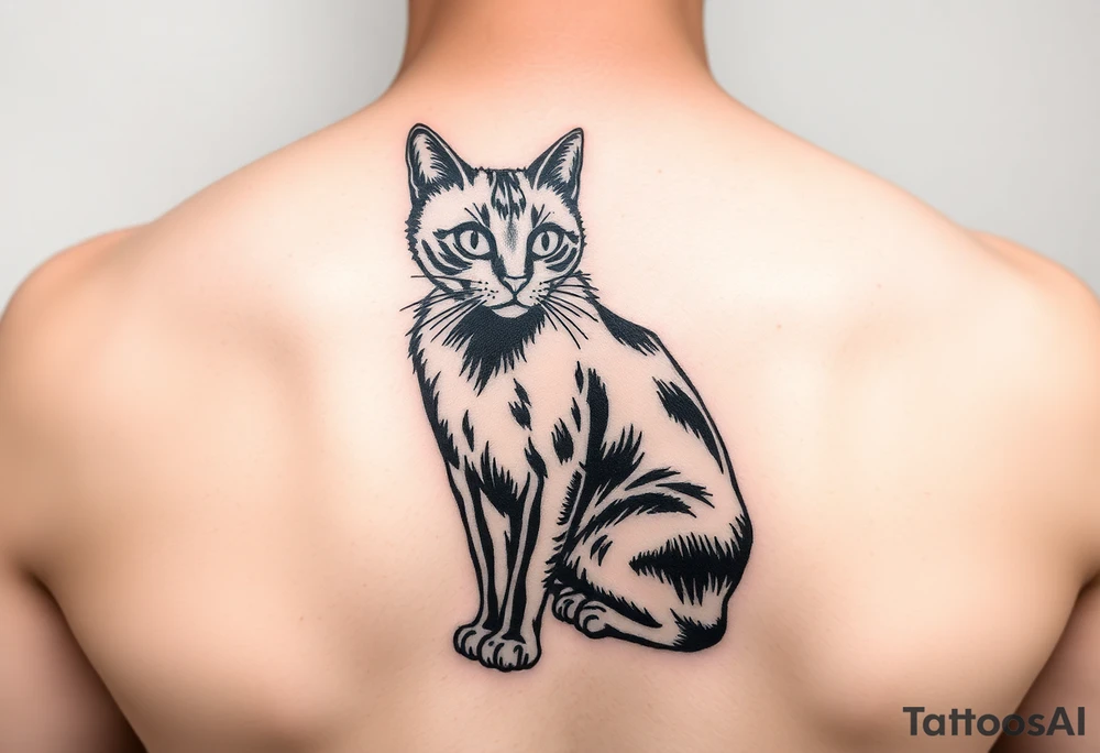 Black Cat tattoo idea