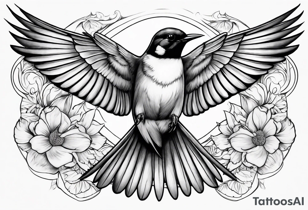 Swallow tattoo idea