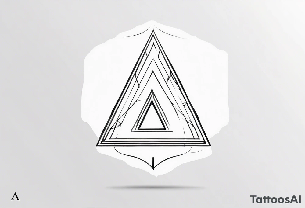 A greek letter delta tattoo idea