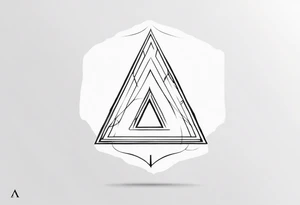 A greek letter delta tattoo idea