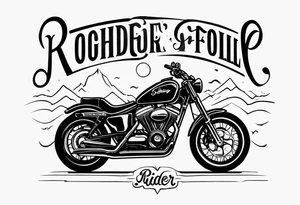 RIDER tattoo idea
