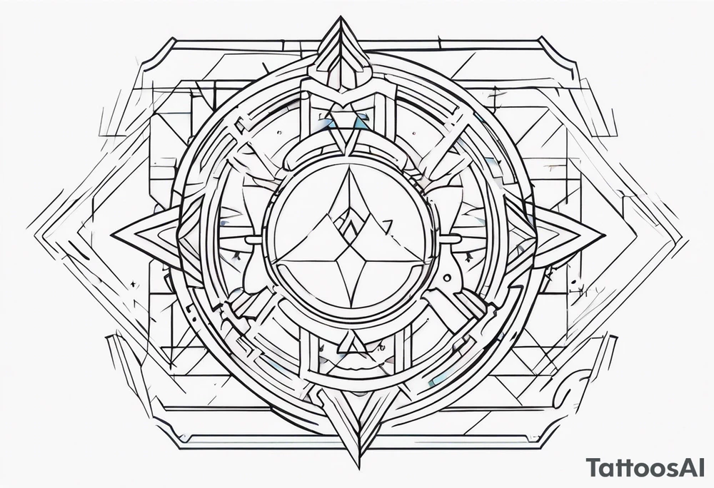 AI Tech tattoo idea