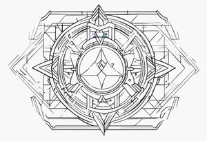 AI Tech tattoo idea